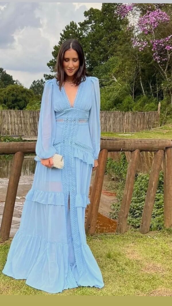 elizabeth light blue dress