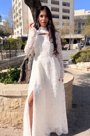 שמלת תחרה מייגן