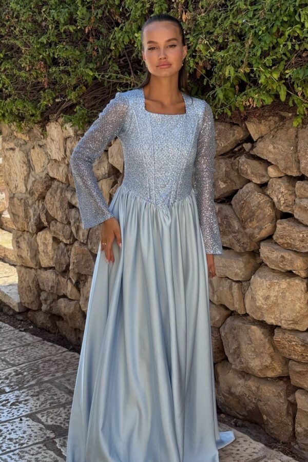 Kari Light Blue Dresses